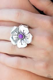 Boho Blossom Purple Ring - Angie's $5.00 Bling