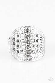 Born to Runway Silver Ring - Angie's $5.00 Bling