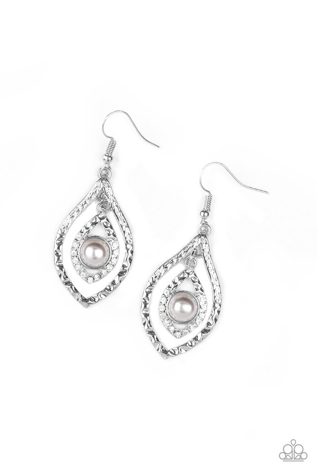 Breaking Glass Ceilings Silver Earrings - Angie's $5.00 Bling