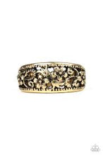 Load image into Gallery viewer, Breezy Blossoms Brass Skinny Band Ring