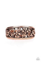 Load image into Gallery viewer, Breezy Blossoms Copper Skinny Band Ring
