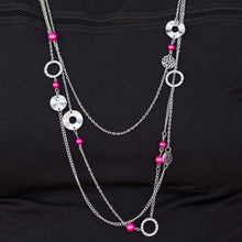 Load image into Gallery viewer, Bright Here, Bright Now Pink Necklace