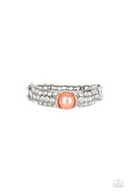 Brighten Your Day Orange Skinny Band Ring