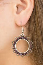 Load image into Gallery viewer, Bring Your Tambourine Purple Earrings
