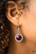 Load image into Gallery viewer, Bring in the Beam Team Red Earrings