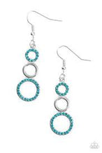 Load image into Gallery viewer, Bubble Bustle Blue Earrings