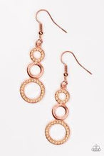 Load image into Gallery viewer, Bubble Bustle Copper Earrings