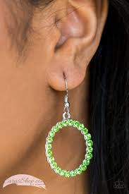 Bubblicious Green Earrings