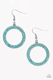 Bubbly Babe Blue Earrings