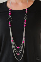 Load image into Gallery viewer, Bubbly Bright Pink Necklace