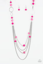 Load image into Gallery viewer, Bubbly Bright Pink Necklace
