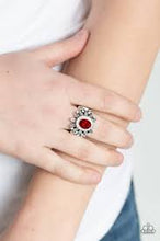 Load image into Gallery viewer, Burn Bright Red Ring - Angie&#39;s $5.00 Bling