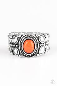 Butterfly Belle Orange Ring - Angie's $5.00 Bling