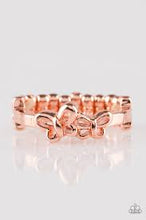 Load image into Gallery viewer, Butterfly Blessing Copper Skinny Band Ring