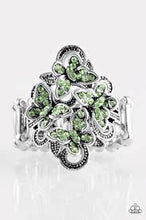 Load image into Gallery viewer, Butterfly Meadows Green Ring - Angie&#39;s $5.00 Bling