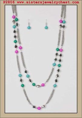 Beautifully Bodacious Multi Necklace
