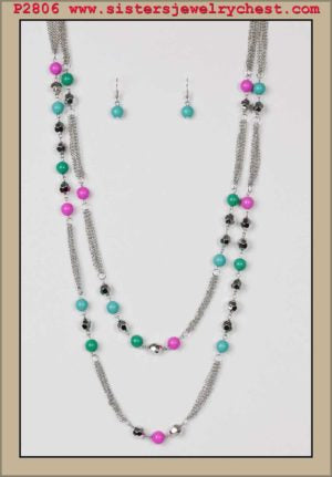 Beautifully Bodacious Multi Necklace