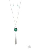 Load image into Gallery viewer, Sparkling Spectacle Green Necklace