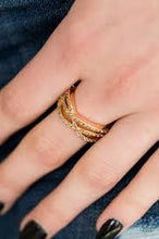 Load image into Gallery viewer, Cache Advance Gold Skinny Band Ring