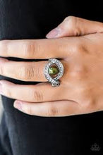 Load image into Gallery viewer, Cache Me If You Can Green Skinny Band Ring