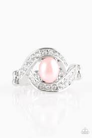 Cache Me If You Can Pink Skinny Band Ring