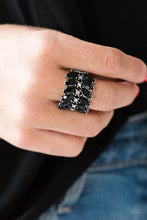 Load image into Gallery viewer, Cache Money Black Ring - Angie&#39;s $5.00 Bling