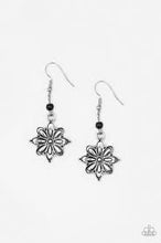 Load image into Gallery viewer, Cactus Blossom Black Earrings