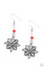 Load image into Gallery viewer, Cactus Blossom Red Earrings