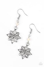 Load image into Gallery viewer, Cactus Blossom White Earrings