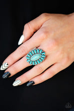 Load image into Gallery viewer, Cactus Cabana Blue Ring - Angie&#39;s $5.00 Bling