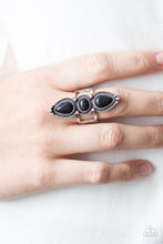 Load image into Gallery viewer, Calling All Chiefs Black Ring - Angie&#39;s $5.00 Bling