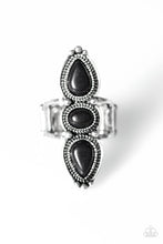 Load image into Gallery viewer, Calling All Chiefs Black Ring - Angie&#39;s $5.00 Bling