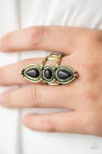 Load image into Gallery viewer, Calling All Chiefs Brass Ring - Angie&#39;s $5.00 Bling