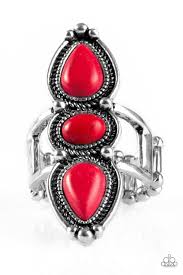 Calling All Chiefs Red Ring - Angie's $5.00 Bling