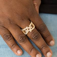 Can Only Go Upscale From Here Gold Ring - Angie's $5.00 Bling