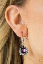Load image into Gallery viewer, Can&#39;t Stop the Reign Purple Earrings