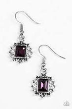 Load image into Gallery viewer, Can&#39;t Stop the Reign Purple Earrings