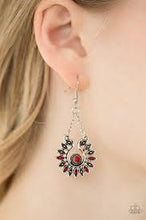 Load image into Gallery viewer, Cancun Can-Can Red Earrings