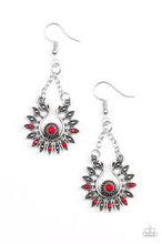 Load image into Gallery viewer, Cancun Can-Can Red Earrings