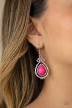 Load image into Gallery viewer, Canyon Scene Pink Earrings