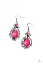 Load image into Gallery viewer, Canyon Scene Pink Earrings