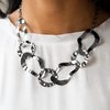 Load image into Gallery viewer, Captain Contour Black Necklace - Angie's $5.00 Bling