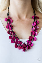 Load image into Gallery viewer, Caribbean Catch Pink Wood Necklace