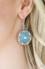 Load image into Gallery viewer, Caribbean Cruzin Blue Earrings