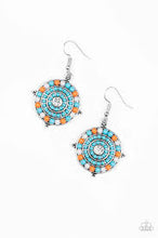 Load image into Gallery viewer, Caribbean Cruzin Blue Earrings