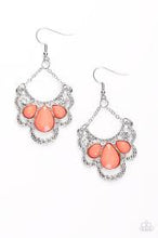 Load image into Gallery viewer, Caribbean Royalty Orange Earrings