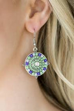 Load image into Gallery viewer, Carribbean Cruzin Green Earrings