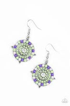 Load image into Gallery viewer, Carribbean Cruzin Green Earrings