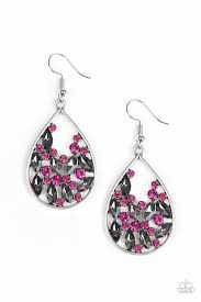 Cash or Crystal Pink Earrings