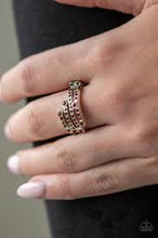 Load image into Gallery viewer, Casino Cache Brown Skinny Band Ring